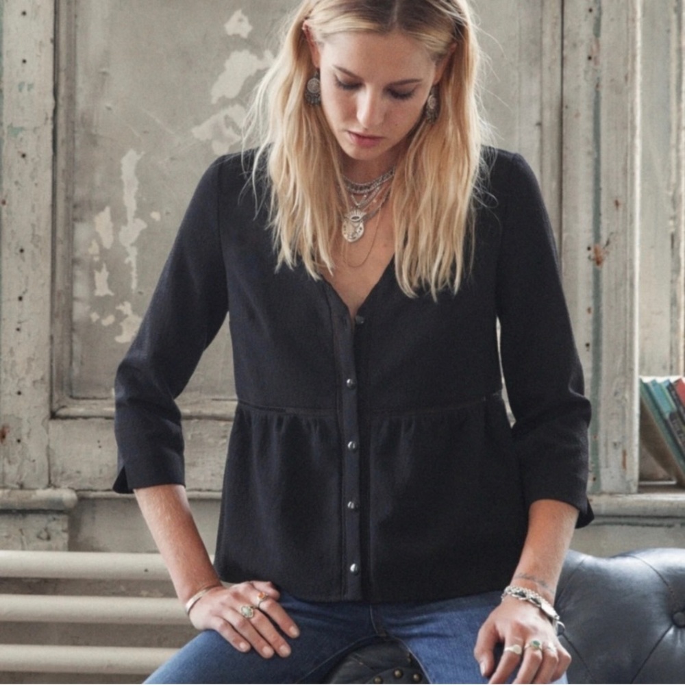 Sezane Leona blouse NWT